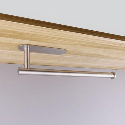 Adhesive Paper Holder Gold 304 Stainless Steel Stand Toilet Paper Towel Rack Tissue Roll Hanger For Kitchen Bathroom Free Nail Stainless Steel Toilet Tissue Roll Holder Sticky Hand Towel Hanger Vertical Or Horizontal No Drilling