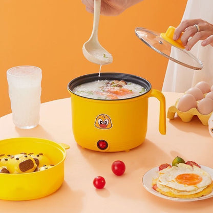 Little Yellow Duck Mini Electric Cooker Multi-Function Electric Pot