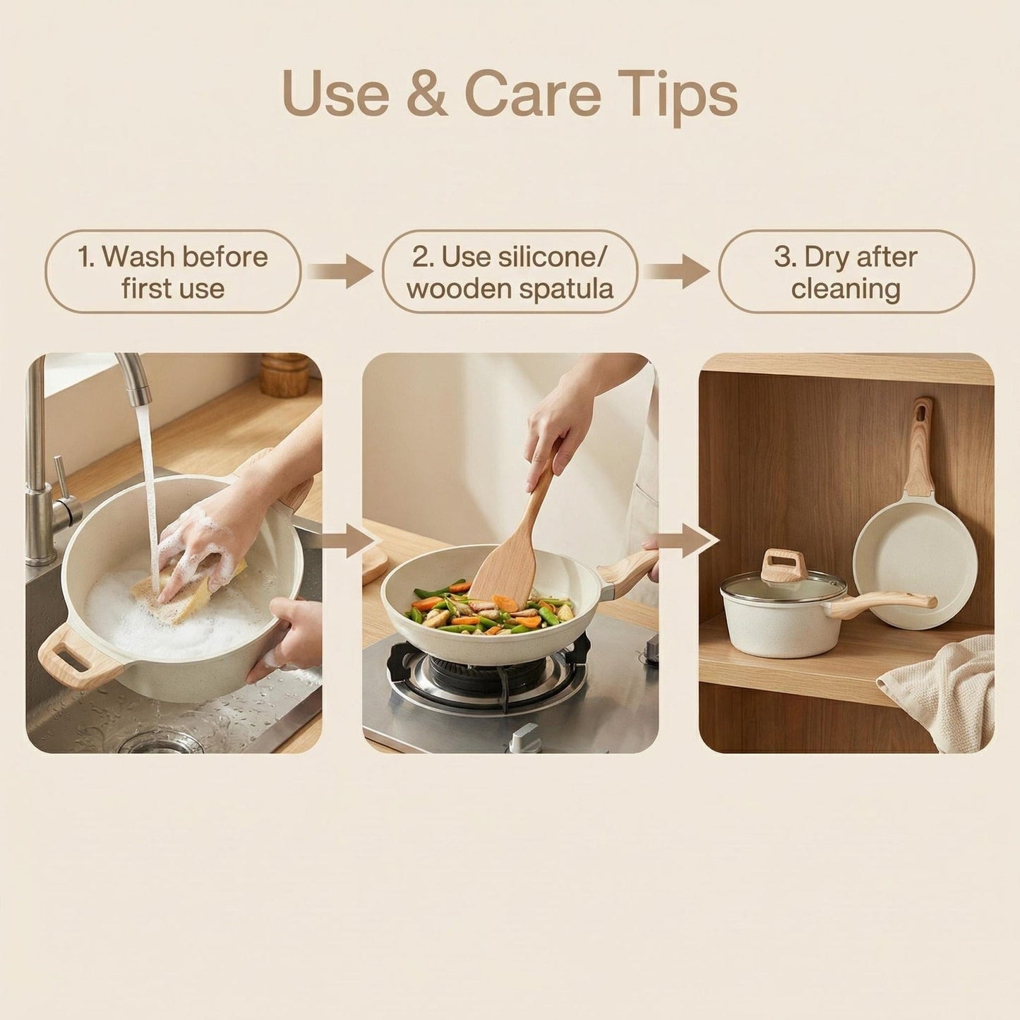 Frying Pan SetMaifanite Non-stick Set
