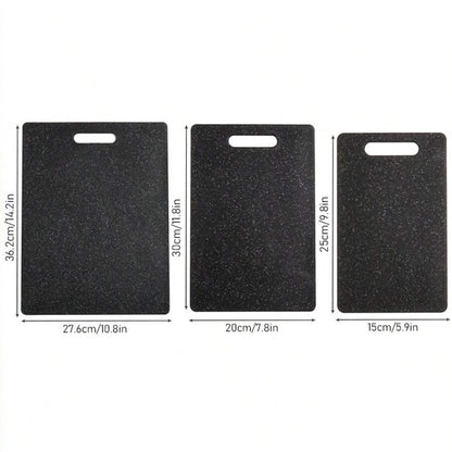 Plastic Cutting Board Set, Non-Stick Chopping Board