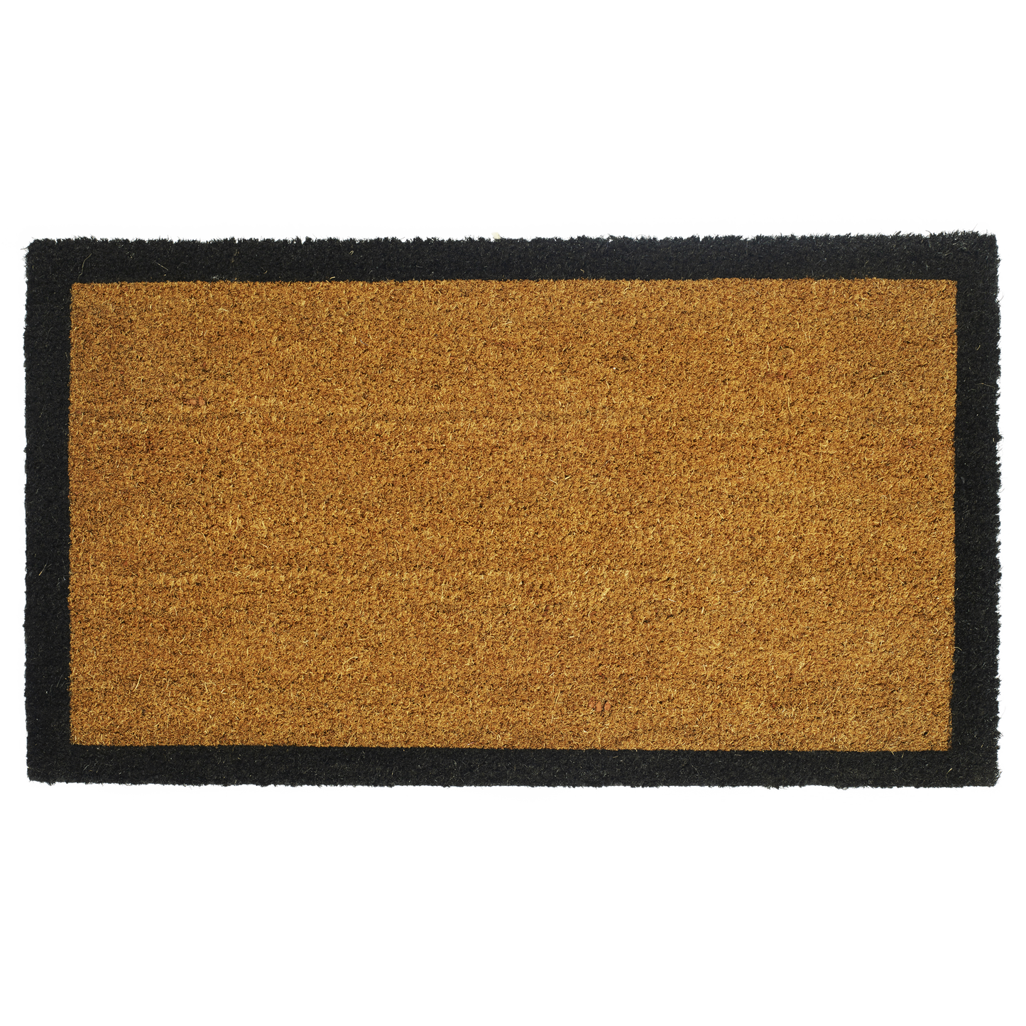 Black Border Coir Doormat
