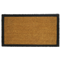 Black Border Coir Doormat