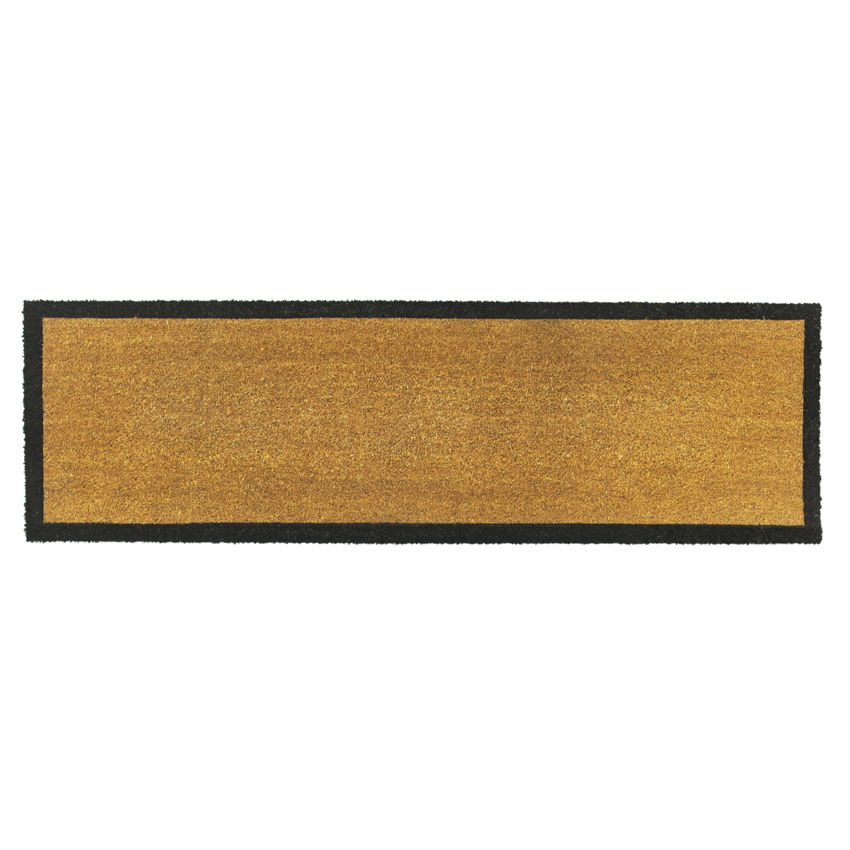Black Border Coir Doormat