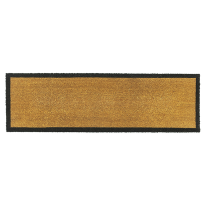 Black Border Coir Doormat