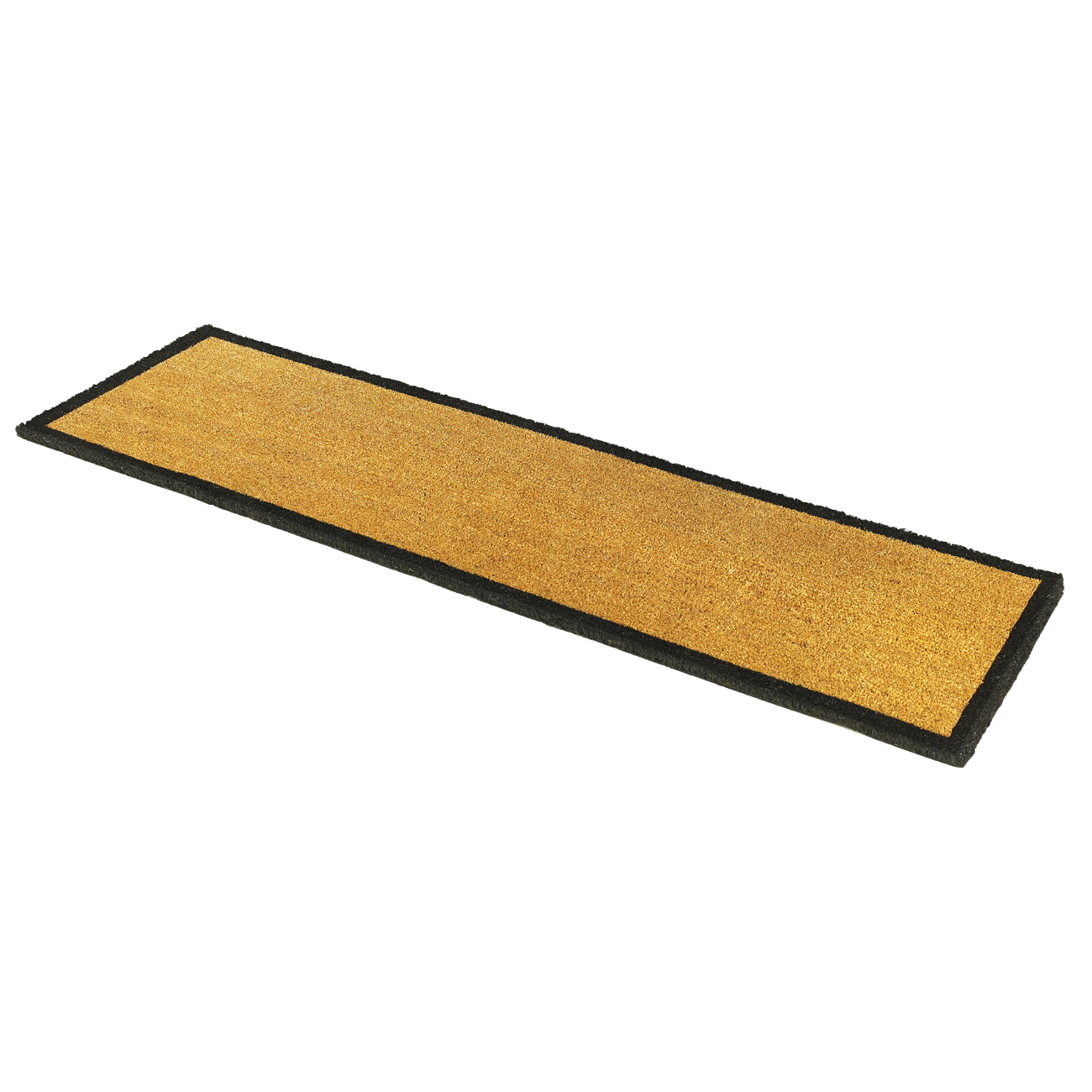 Black Border Coir Doormat