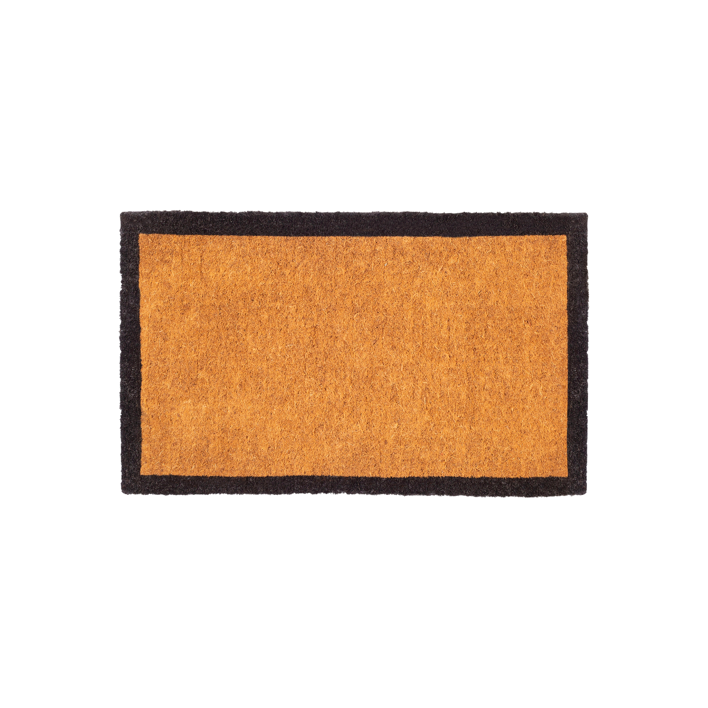 Black Border Coir Doormat