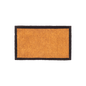 Black Border Coir Doormat