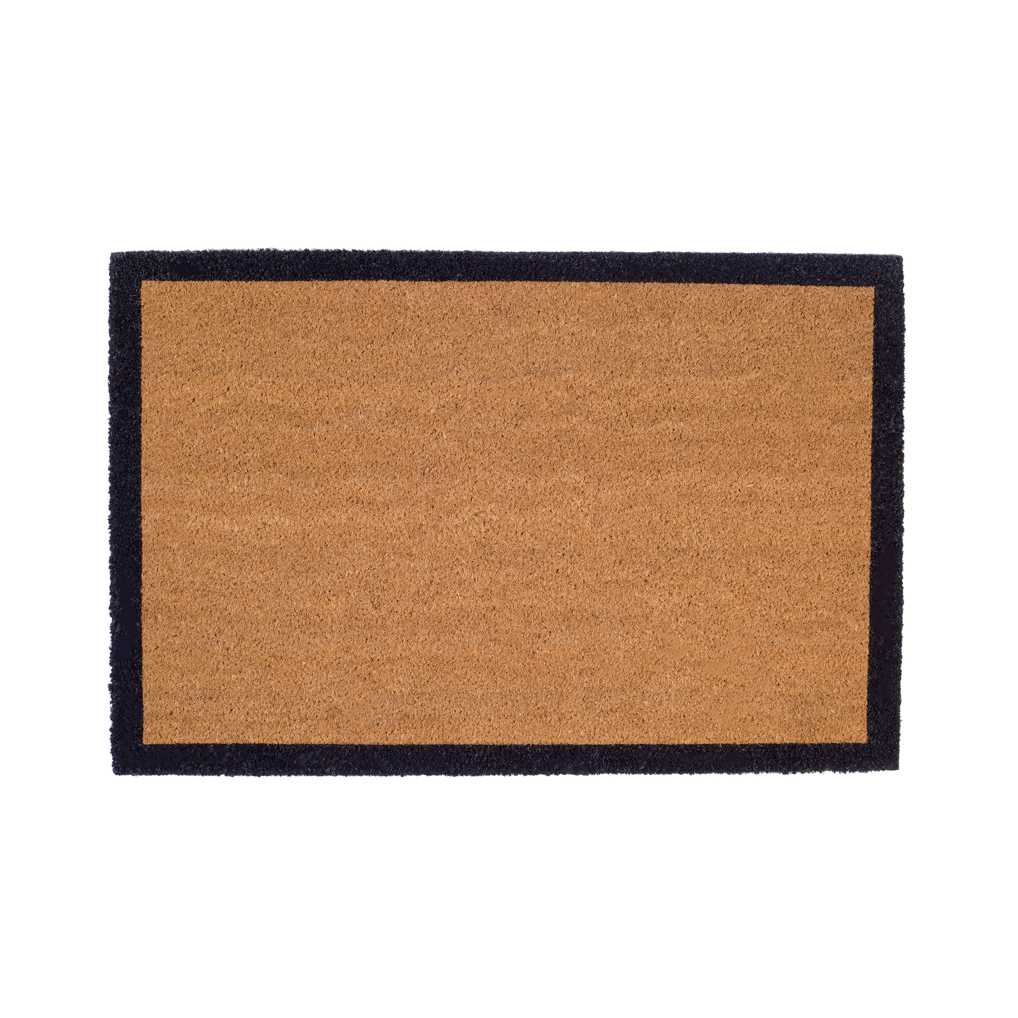 Black Border Coir Doormat