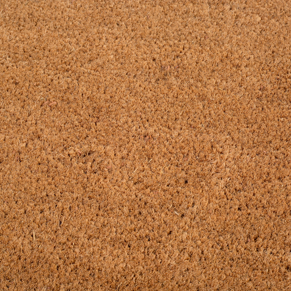Black Border Coir Doormat