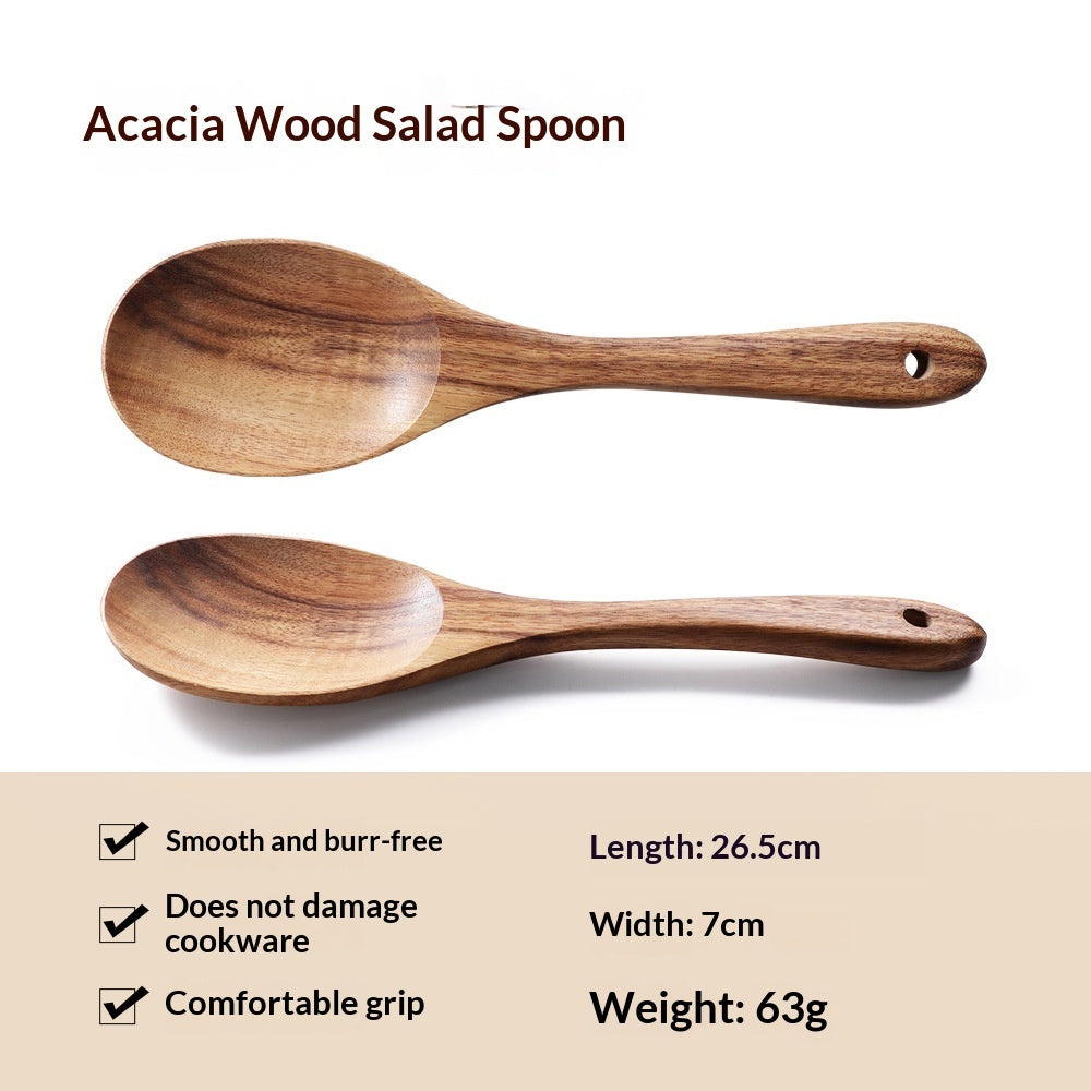 Spatula Soup Ladle And Wooden Turner Set In Teak