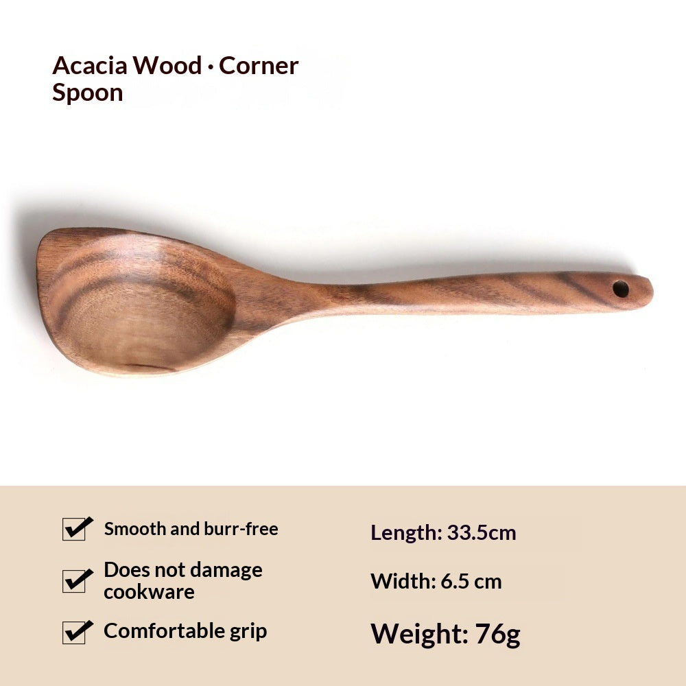 Spatula Soup Ladle And Wooden Turner Set In Teak