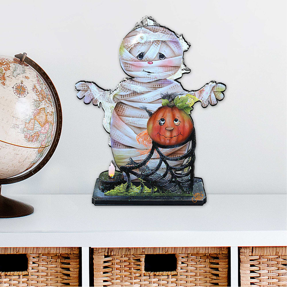 Some Mummy Loves You Halloween Door Decor by Jamie Mills-Price - Thanksgiving Halloween Decor - 8457406H
