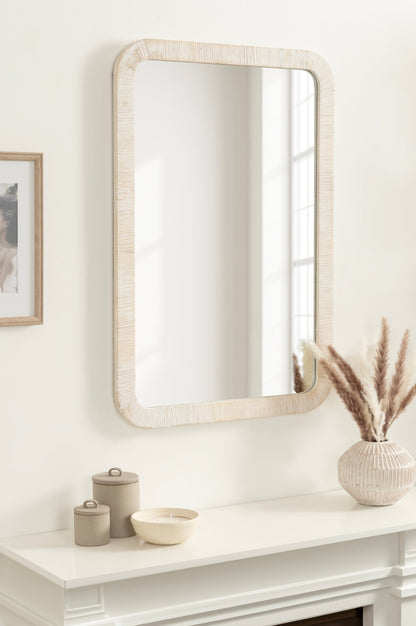 Rahfy Rectangle Framed Wall Mirror