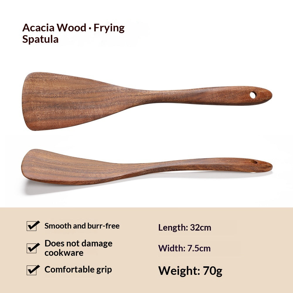 Spatula Soup Ladle And Wooden Turner Set In Teak
