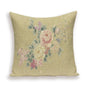 Decorative Plant Flower Throw Pillow Cover Soft Linen Cushion Cover For Living Room Couch Sofa Patio Outdoor Home Decor  Decorative Plant Flower Throw Pillow Covers For Couch Sofa Bed Modern Quality Design Cushion Cover 45x45cm