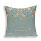 Decorative Plant Flower Throw Pillow Cover Soft Linen Cushion Cover For Living Room Couch Sofa Patio Outdoor Home Decor  Decorative Plant Flower Throw Pillow Covers For Couch Sofa Bed Modern Quality Design Cushion Cover 45x45cm
