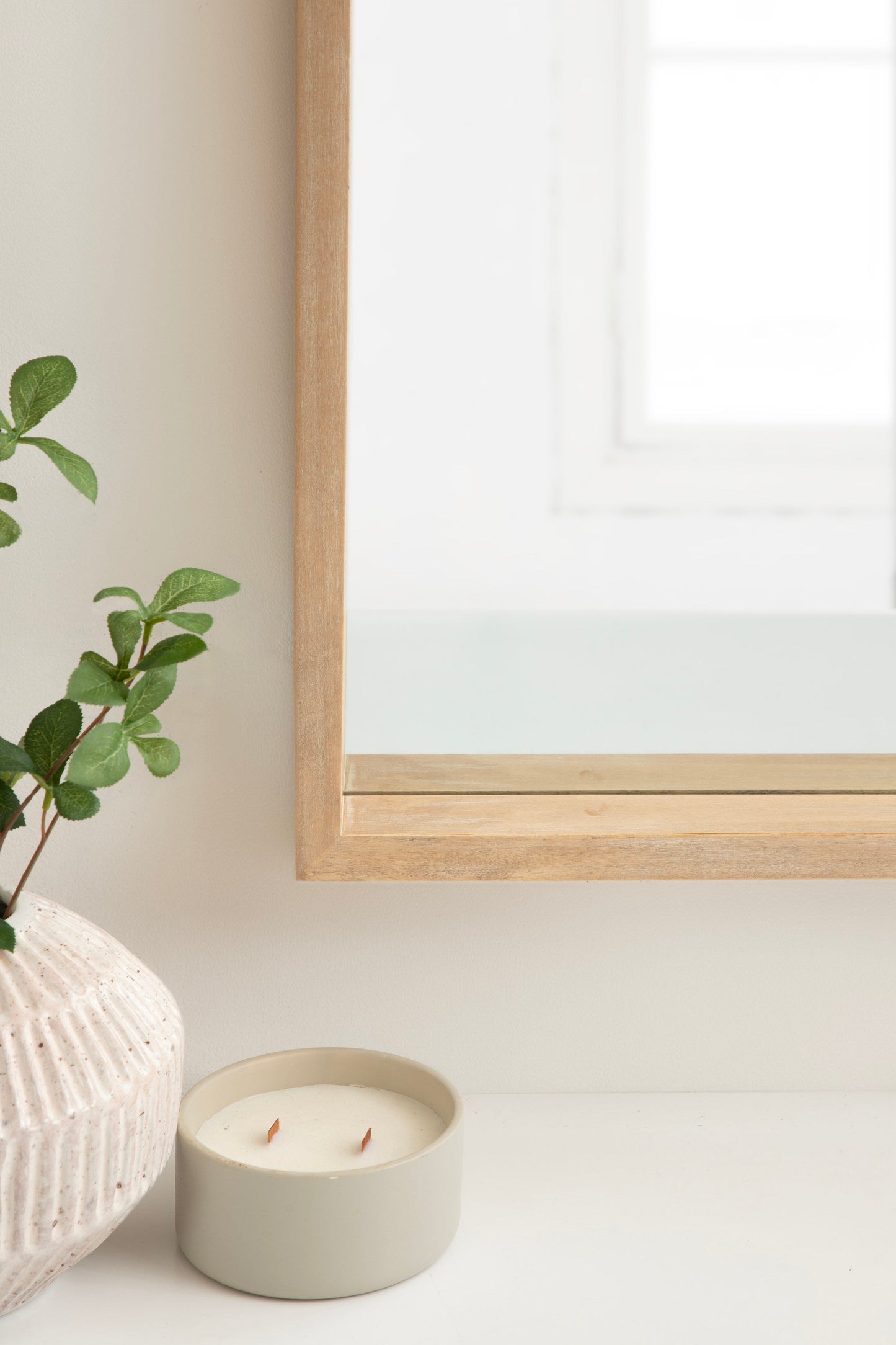 Hutton Wood Framed Arch Mirror