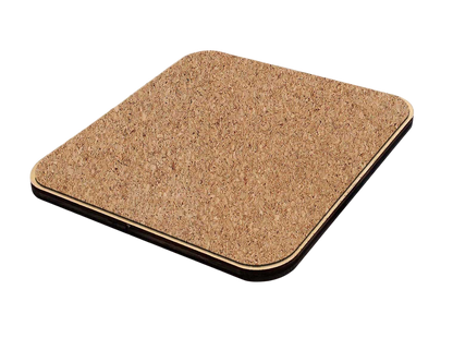 Pumpkin Wooden Cork Coasters Gift Set of 4 by G. Debrekht - Thanksgiving Decor  - 8199447C-S4