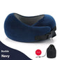 Soft Memory Foam Travel Neck Pillow U Shape Adjustable Support Comfortably Sleeping On Plane Car Office Noon Break