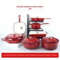 7-Piece Cast Iron Enamel Cookware Set