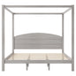 anopy Platform Bed With Headboard And Support Legs