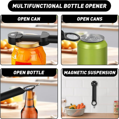 Magnetic Expandable Bottle Opener 3-in-1 Multi-Tool