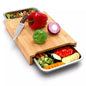 Bamboo Cutting Board With Drawer Chopping Block