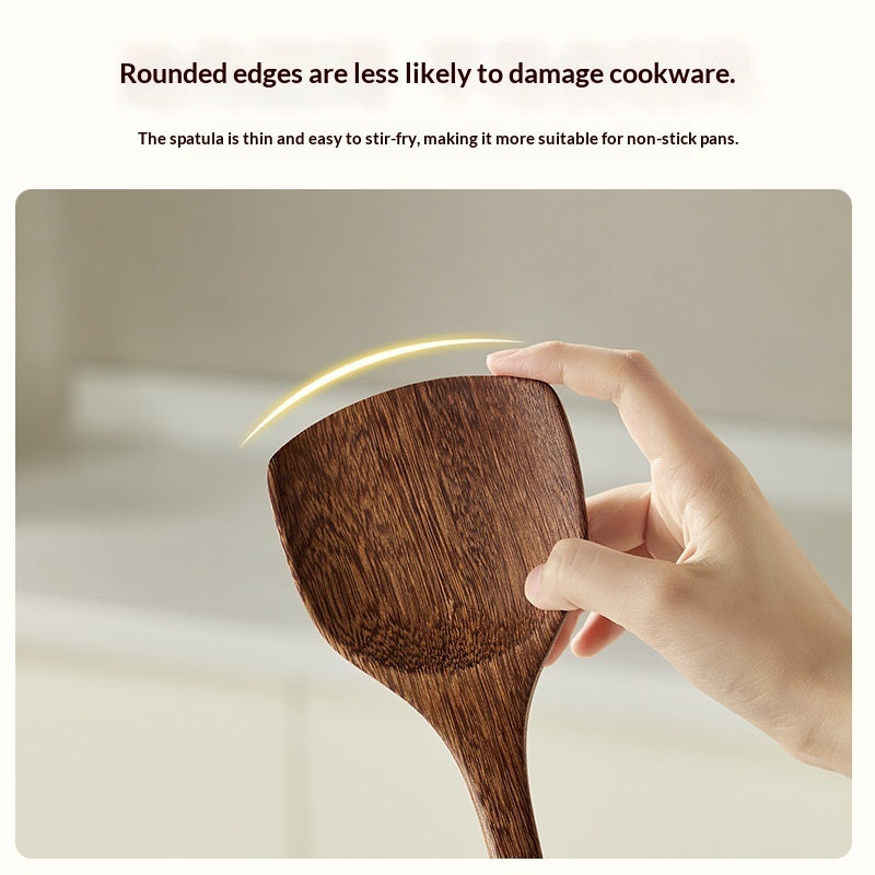 Non-stick, High-temperature-resistant Chicken-wing-shaped Wooden Spatula