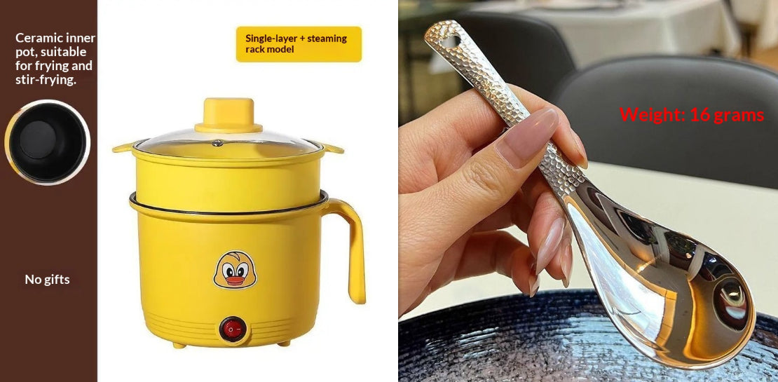 Little Yellow Duck Mini Electric Cooker Multi-Function Electric Pot