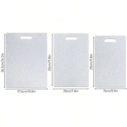 Plastic Cutting Board Set, Non-Stick Chopping Board