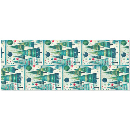 Vintage Christmas Trees Gift Wrapping Paper 58"x 23" (2 Rolls)