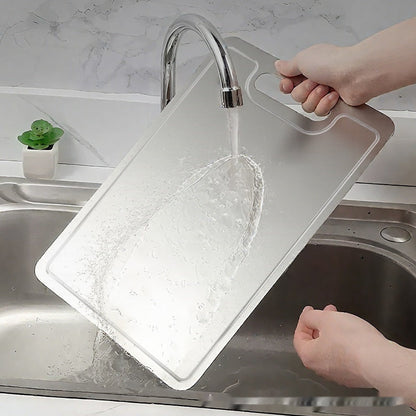 Antibacterial And Mold-Resistant Titanium Cutting Board Household Double-Sided Titanium Board