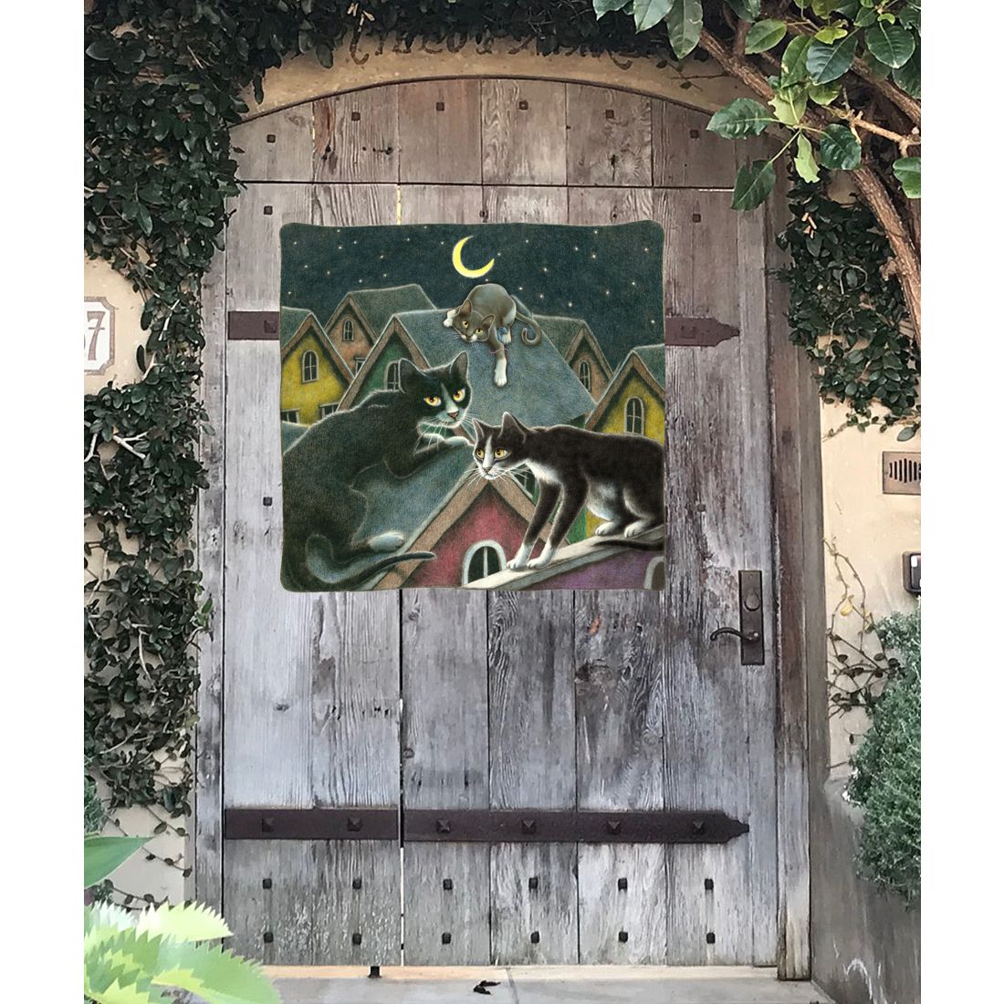 Night Shift Halloween Door Decor by Laura Seeley - Thanksgiving Halloween Decor - 8512055H