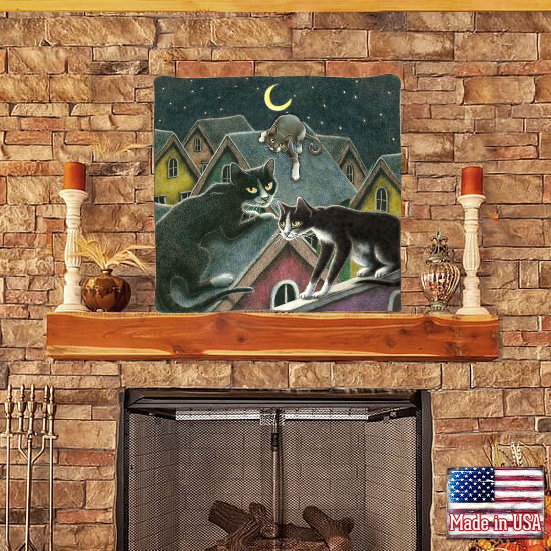 Night Shift Halloween Door Decor by Laura Seeley - Thanksgiving Halloween Decor - 8512055H