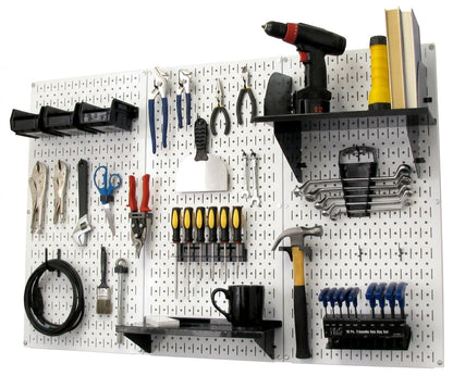 Ultimate Metal Pegboard Wall Organizer Kit