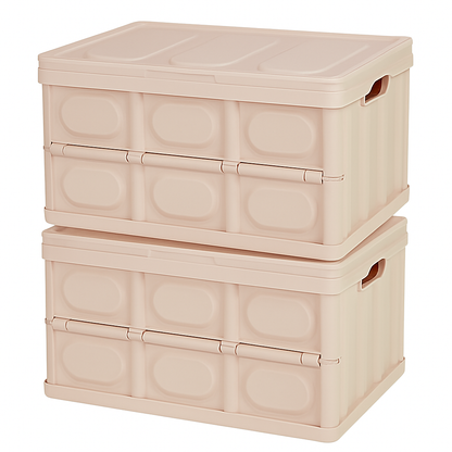 Collapsible Storage Bins with Dustproof Lid