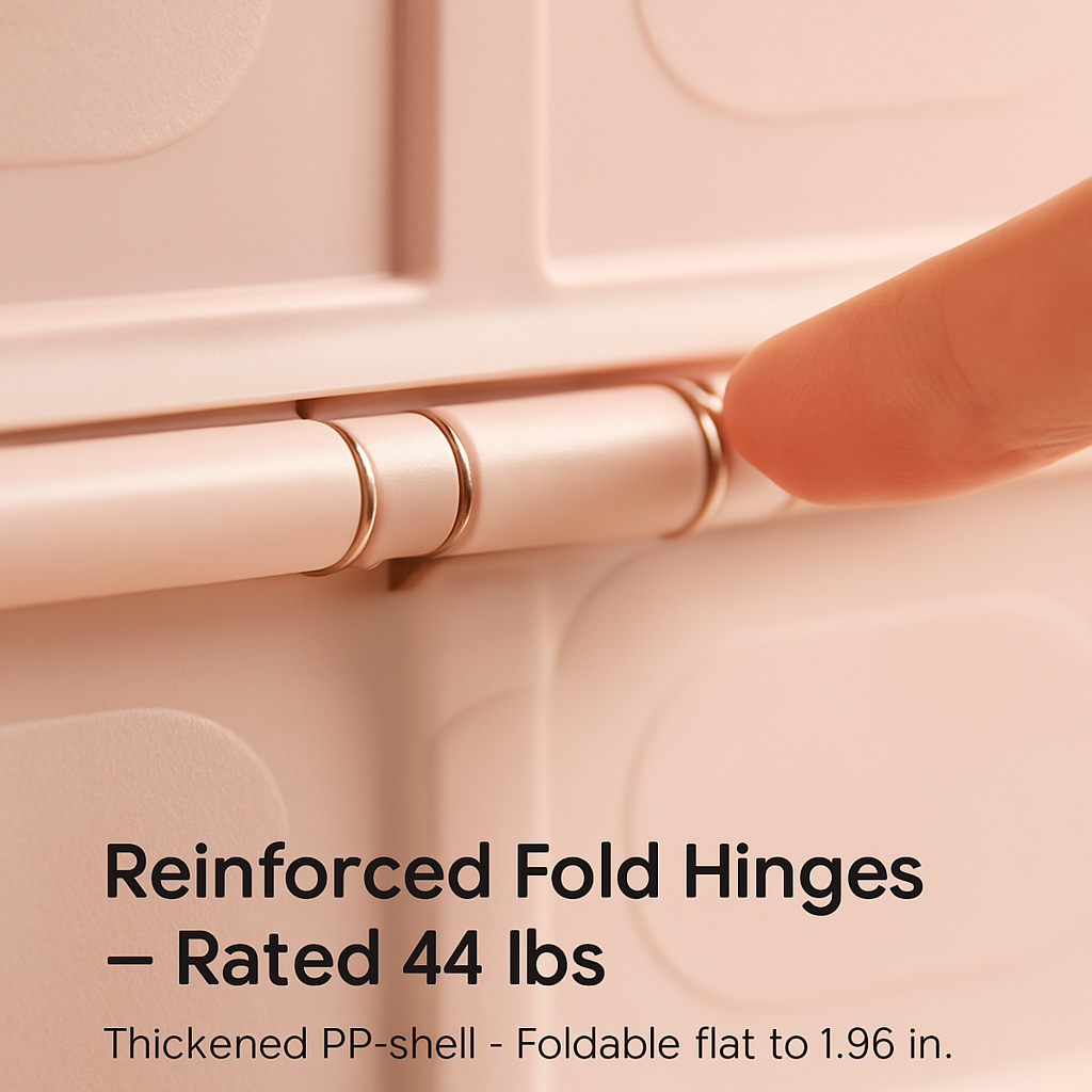 Collapsible Storage Bins with Dustproof Lid