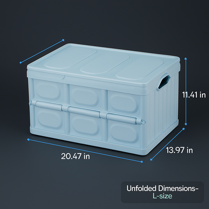 Collapsible Storage Bins with Dustproof Lid