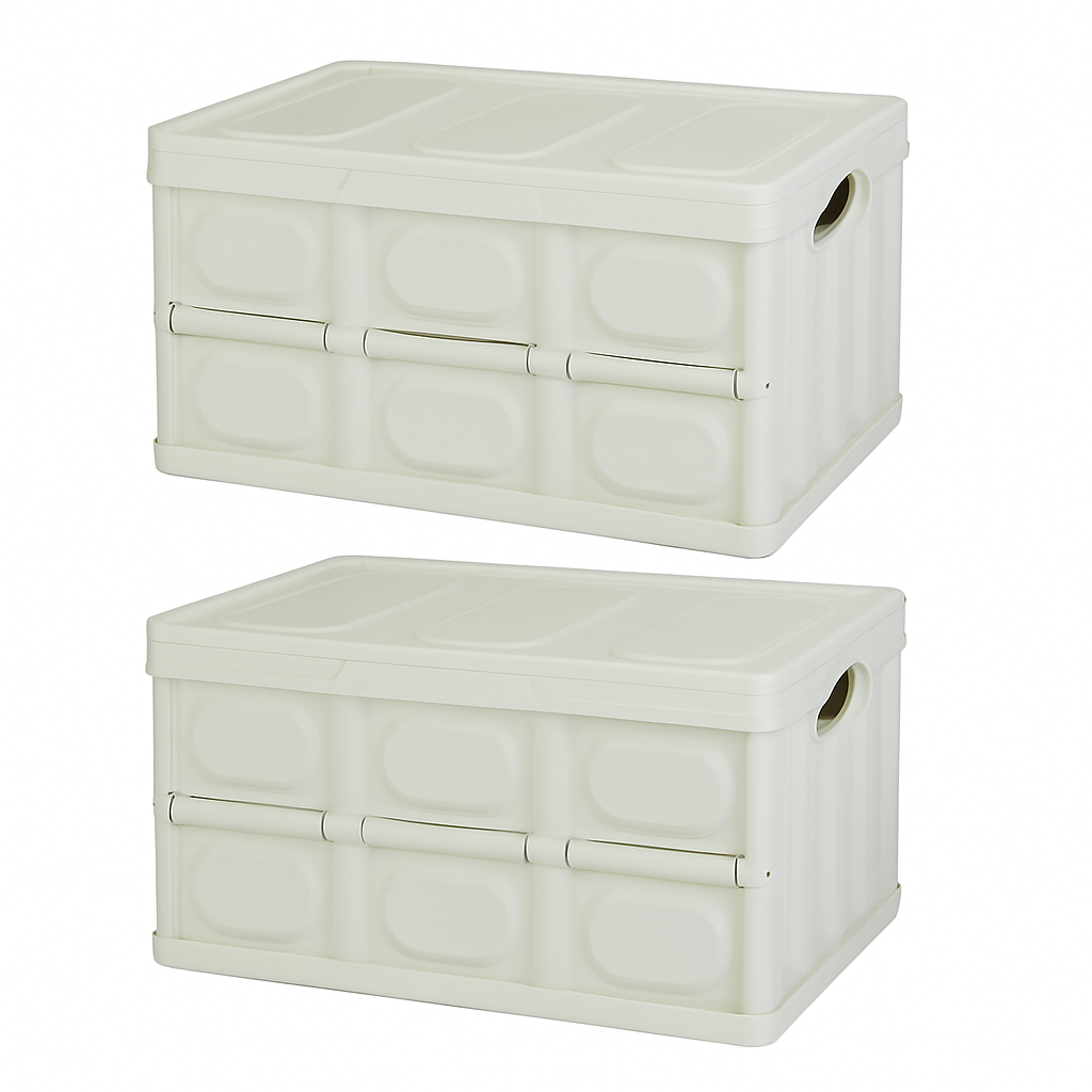Collapsible Storage Bins with Dustproof Lid