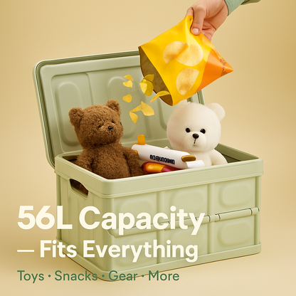 Collapsible Storage Bins with Dustproof Lid