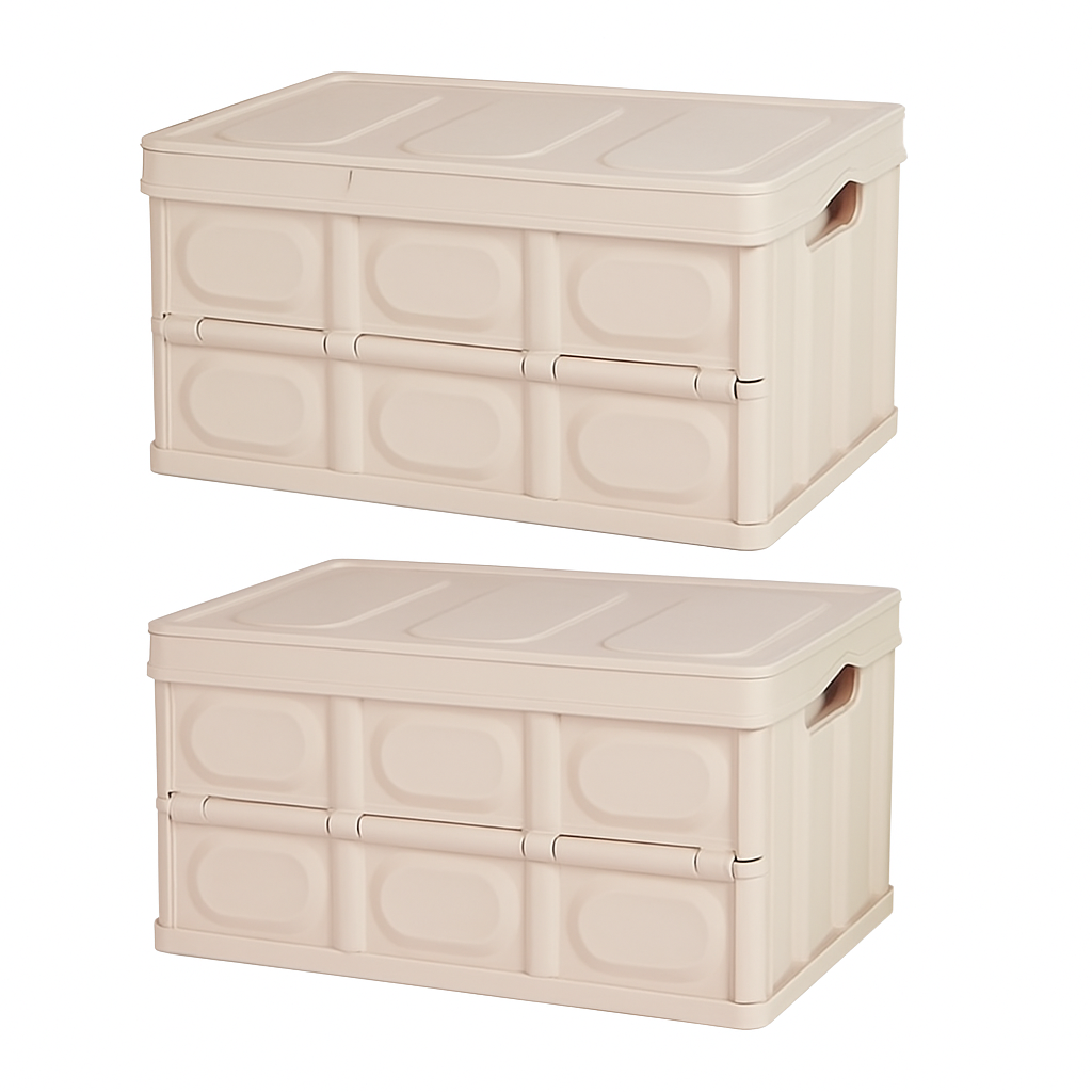 Collapsible Storage Bins with Dustproof Lid