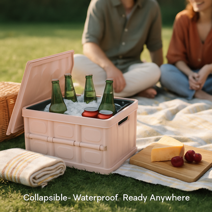 Collapsible Storage Bins with Dustproof Lid