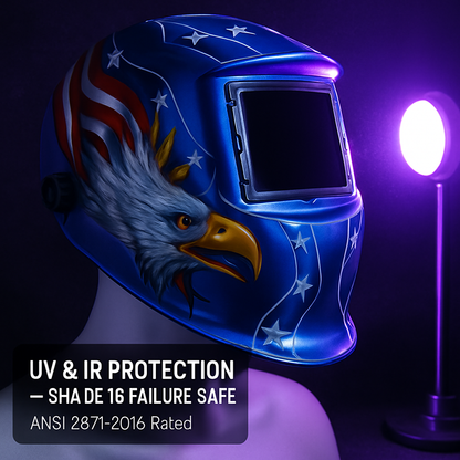 Welding Helmet Auto Darkening Shield with Wide Shade 9-13