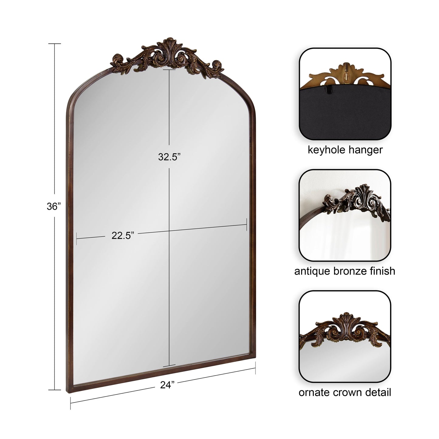 Arendahl Traditional Arch Mirror