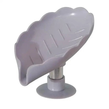 Leaf Shape Soap Box Drain Soap Holder Box Kichen Bathroom Accessories Toilet Laundry Soap Box Bathroom Supplies Tray Gadgets Soap Holder Leaf-Shape Self Draining Soap Dish Holder Not Punched Easy Clean Bar Soap Holder With Suction Cup Soap Dish