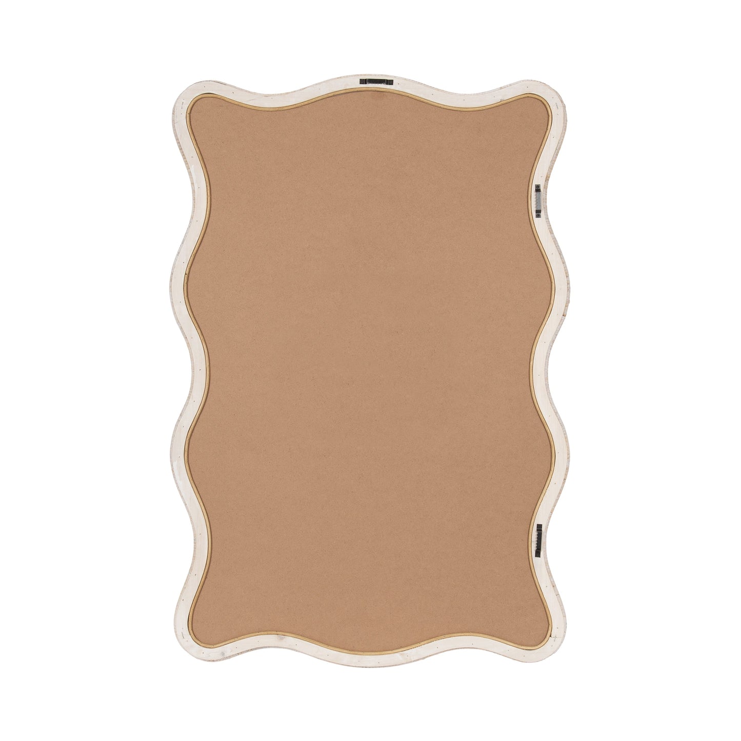 Rahfy Rattan Rectangle Scallop Mirror