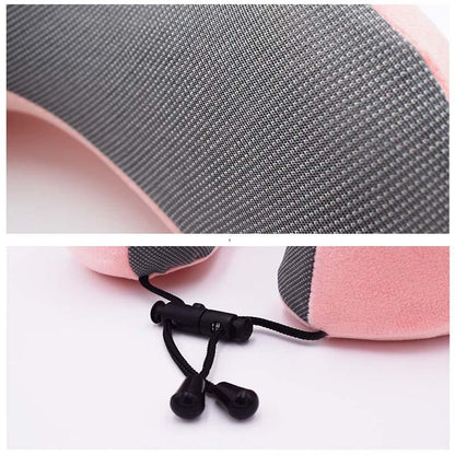 Memory Foam Neck Pillows Headrest Massage Cushion Travel Holiday Vacation Car Seat Rest Pad Neck Pillow Memory Foam Travel Office Car Embrace Cervical Pillow Cotton Neck Pillow Neck Pillow For Traveling Upgraded Travel Neck Pillow Travel Accessories