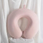 Memory Foam U-Shaped pillow Slow Rebound Neck Pillow Nap Airplane Pillow Travel Cartoon Memory U-Shaped Headrest Long Trip Sleep With No Neck Pain Super Soft Memory Foam Neck Pillow Easy Washing With Removable Cover By My Perfect Dream