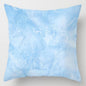 Modern Simple Blue Geometric Pillow Cover Home Sofa Decorative Blue Sea Texture Cotton Linen Cushion Home Decorative Pillow Case 45x45cm
