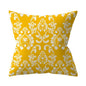 New Yellow Cushion Cases Modern Fashion Abstract Art Decorative Modern Pillow Covers Beautiful Pattern Square Pillow Case Sofa Car Couch Decorative Cover For Pillows 45x45CM